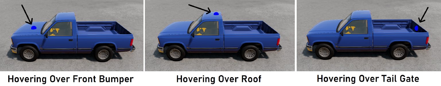 Hovering Over Vehicle
