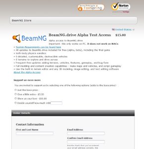 Old Fastspring purchase page