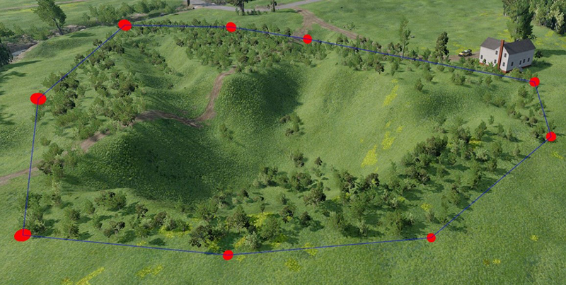 Slope influence -1, Slope range 0° to 20°