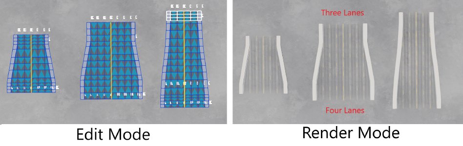 Urban Merge Transition Blocks