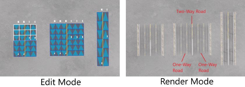 Urabn Separator Transition Blocks