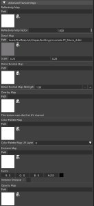 Advanced Texture Maps section