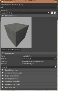Material Editor window